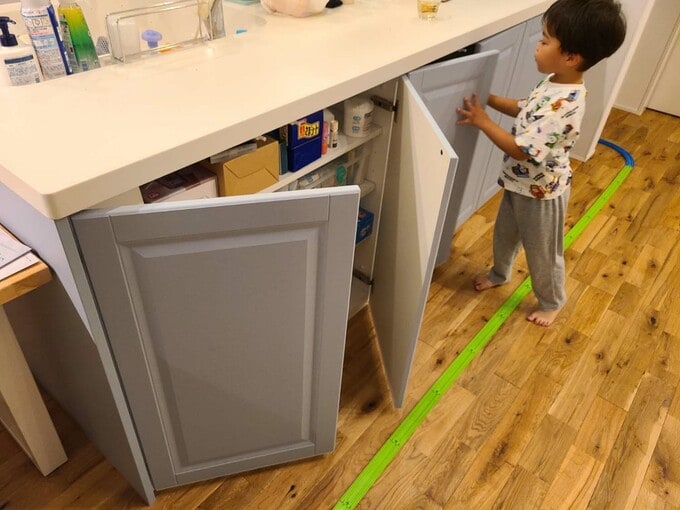 収納力抜群のキッチン