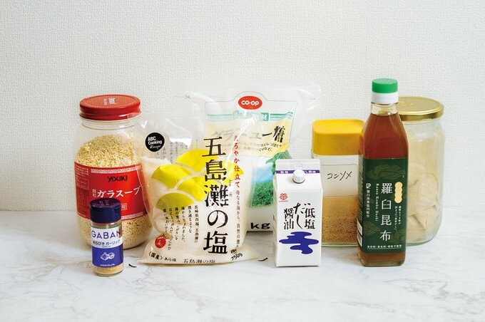 足立さん愛用の調味料