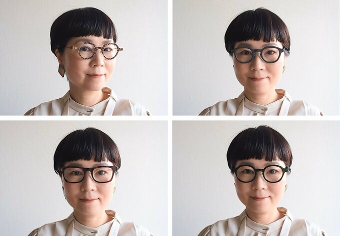 里和さん存在感のあるフレーム