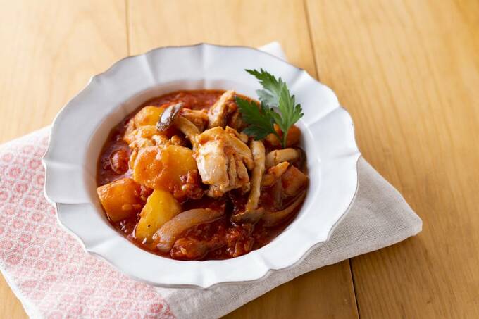 トマトチキン煮込み