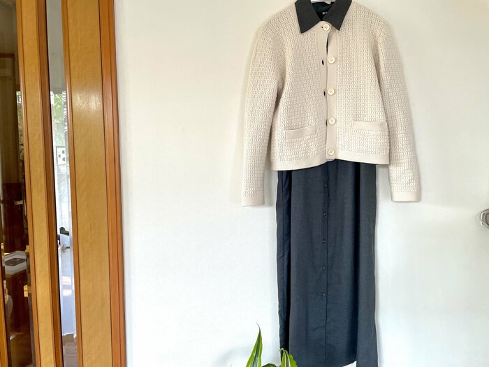 ルネ 春物ニットジャケット （今の気温にぴったり♪さらっと羽織