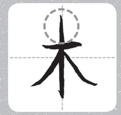 縦線の上部を長く書くと出世運がアップ