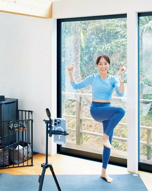 インスタで50代からの体づくりを発信する女性