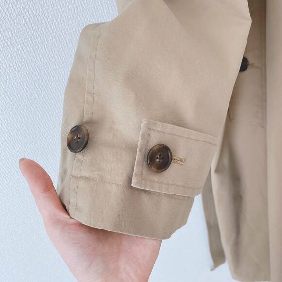 トレンチコート袖