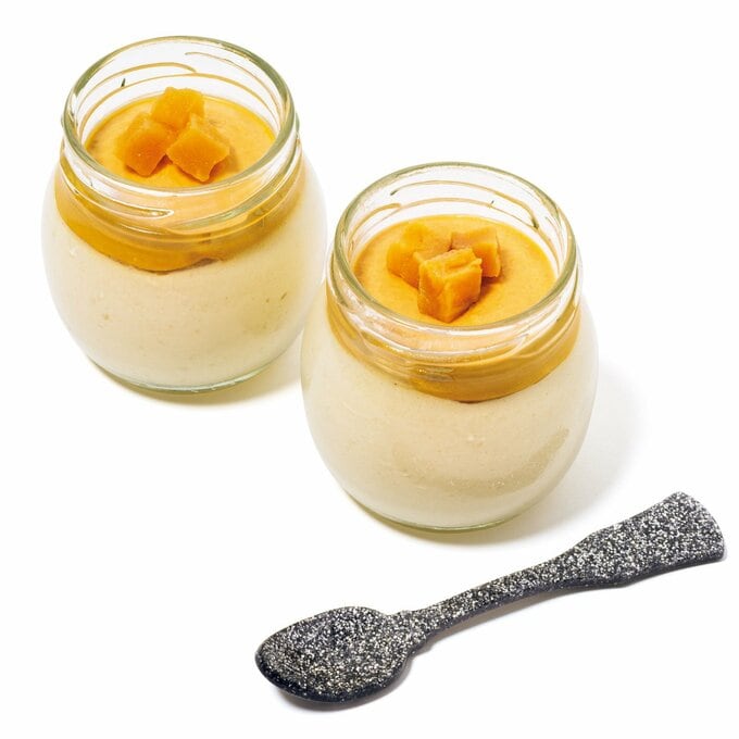 芋蜜のムースプリン