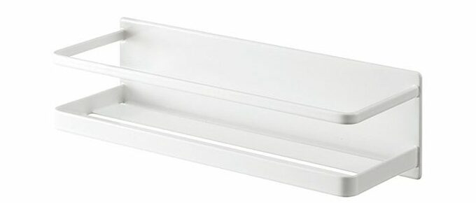 白バスルームラック