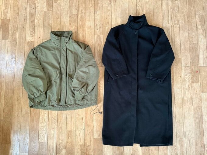 2着の冬用コート