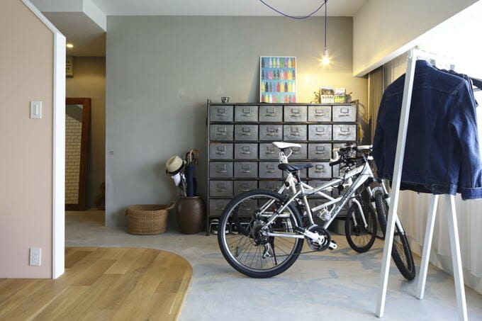 外の延長として使う土間