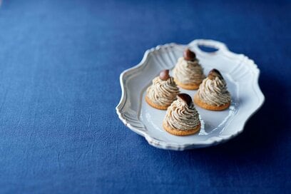 甘栗でつくるモンブラン。ミキサーを使えば驚くほど簡単！