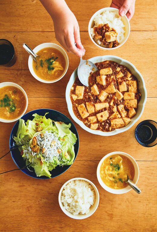 「麻婆豆腐」献立