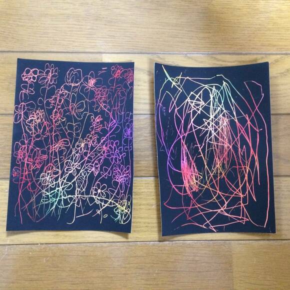 イチコと二太郎が描いたの