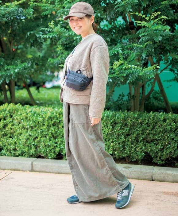 キャップ女性