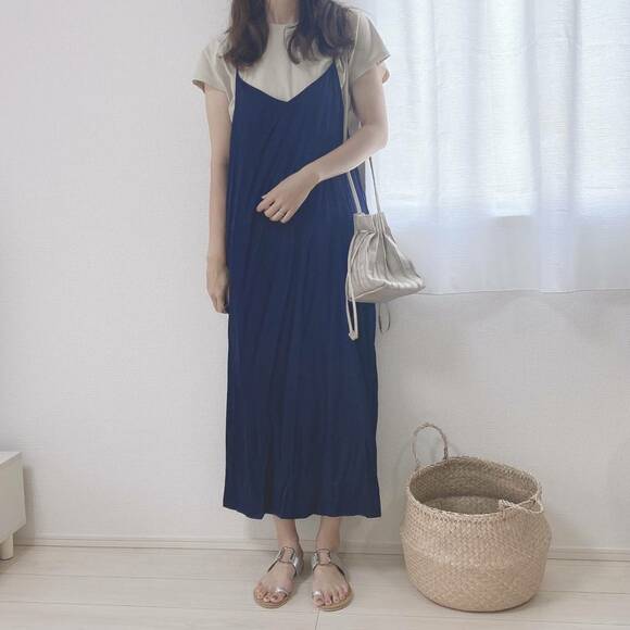 ワンピースと合わせたコーデ