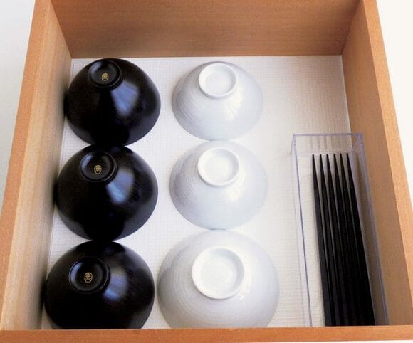 重ねずに平置きに