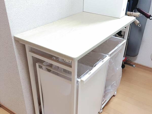 スリムでサイズぴったり イケアの板でキッチン作業台を簡単diy Esseonline エッセ オンライン