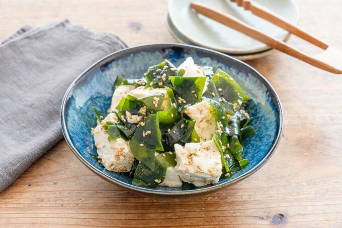 わかめと豆腐のナムル