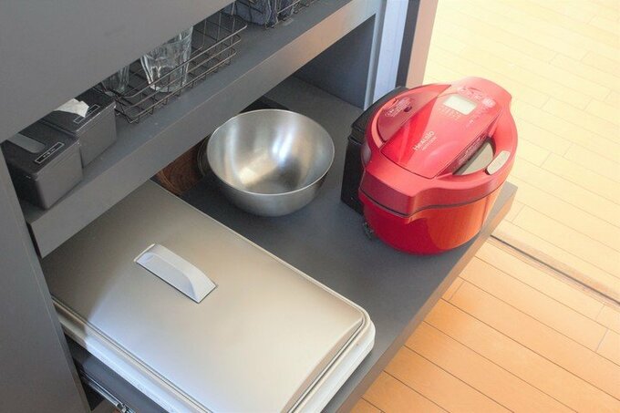 収納スペースに収める調理器具