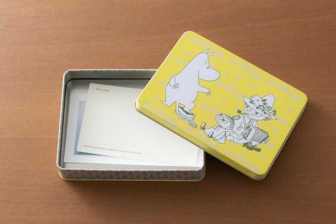 ムーミン、スナフキン、リトルミイの缶BOX
