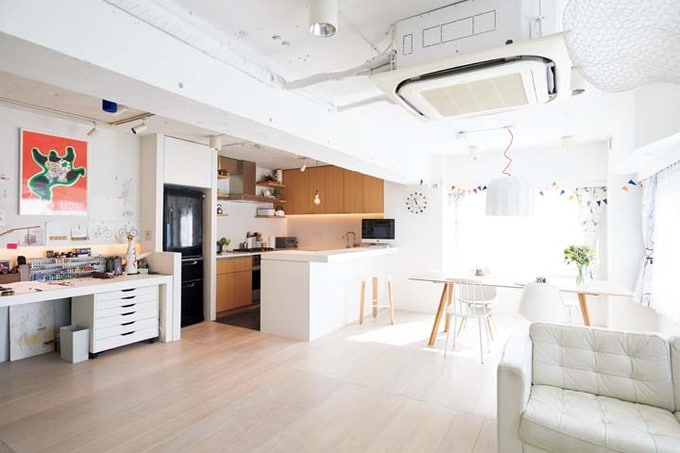 2室をつなげて1室にリノベーション