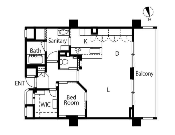 リノベーション後の間取り図