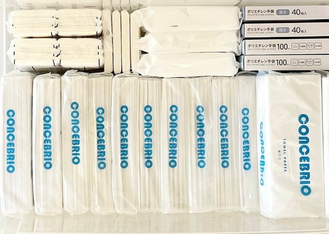 ストックのティッシュペーパー