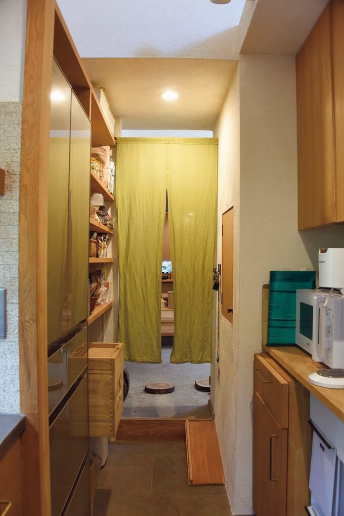 オープンなパントリー