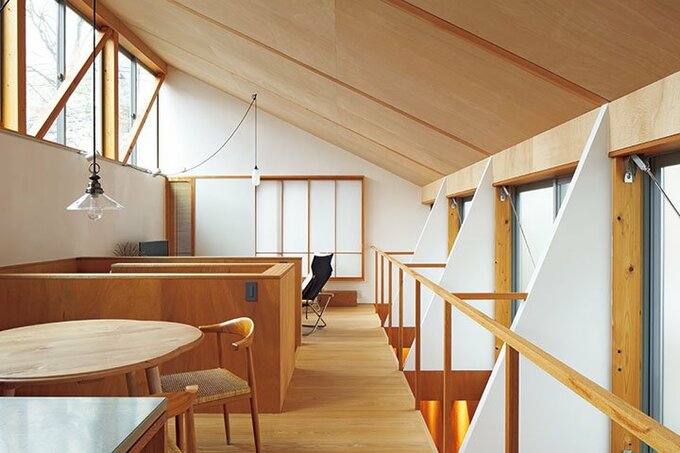 片流れのシンプルな屋根