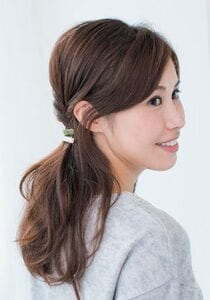 新鮮ハーフアップ