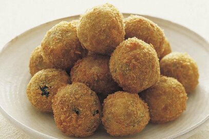 サクホク食感の「カボチャのコロッケ」レシピ。バターの塩気がたまらない／大庭英子さん旬の冬おかず