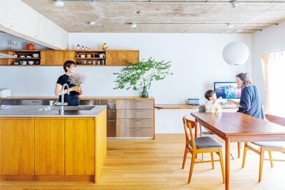 「3→1LDK」のマンションリノベは、料理しやすい＆会話が弾む