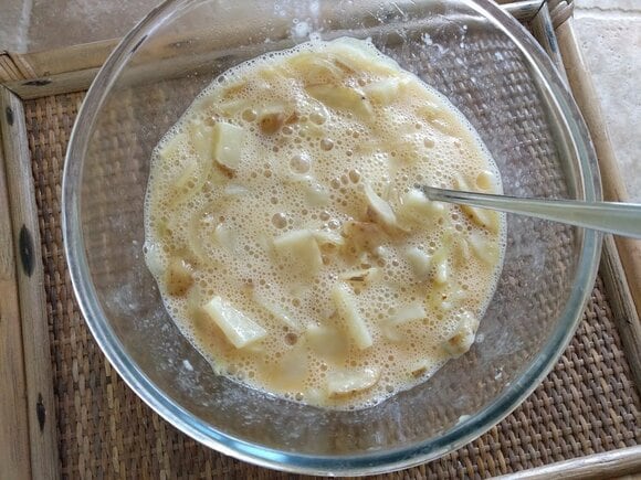 ボールであえる