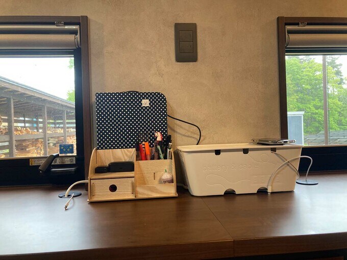 スタディースペースの上