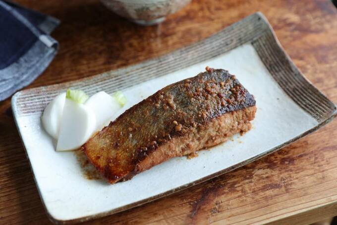 鮭のみそ焼き