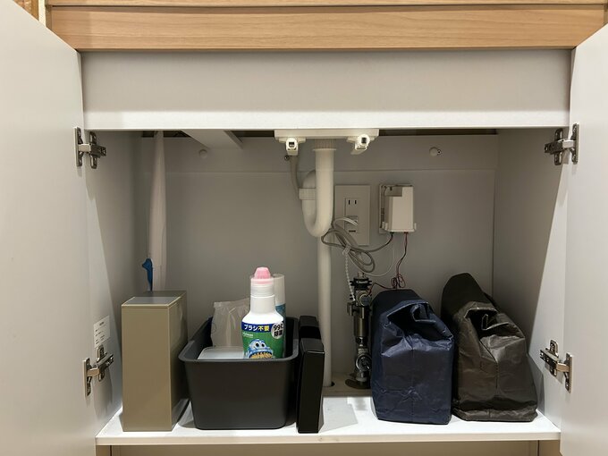 トイレの洗面下収納