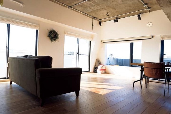 二面採光で眺望と採光が良好なLDK