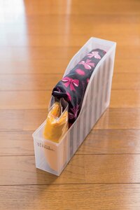 子どもの雨具は、書類ケースにひとまとめに