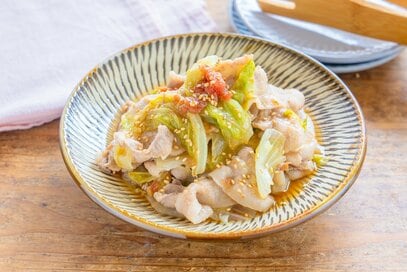 梅とポン酢でさっぱり「豚バラおかず」が最高。食欲がなくても、これならいける