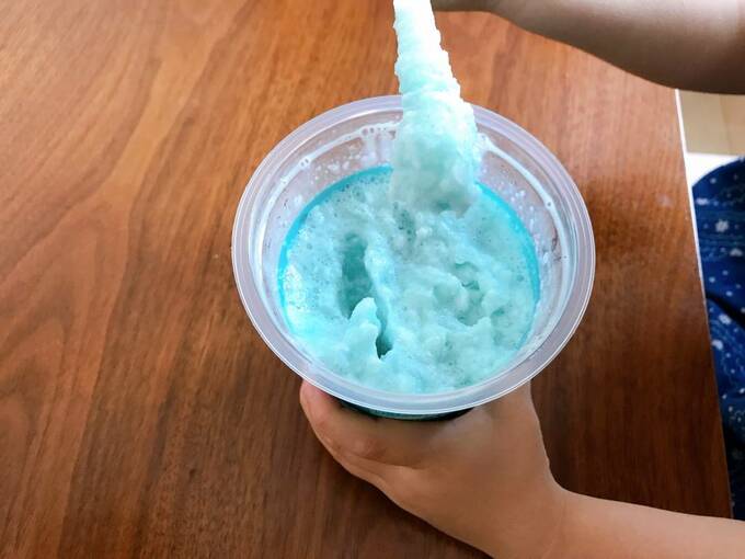 混ぜたラムネフラッペ