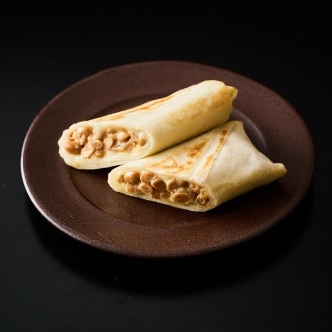 納豆チーズブリトー