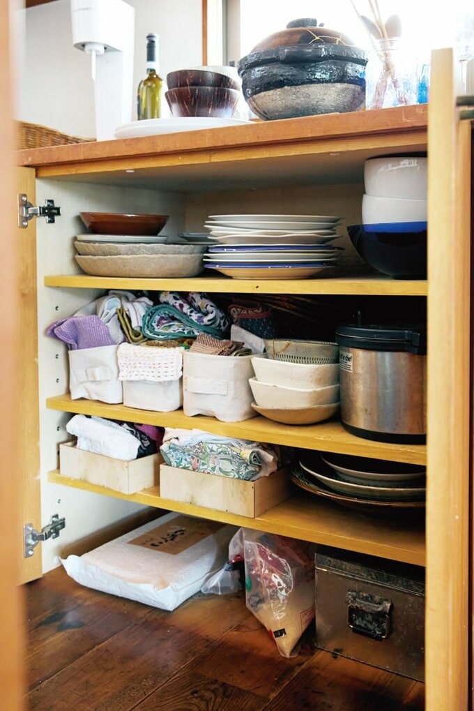 田中さんキッチン棚