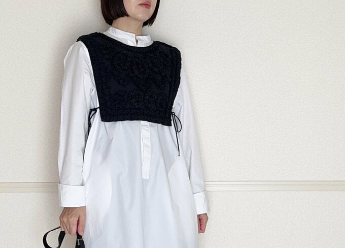 ベストを着たカヨさん