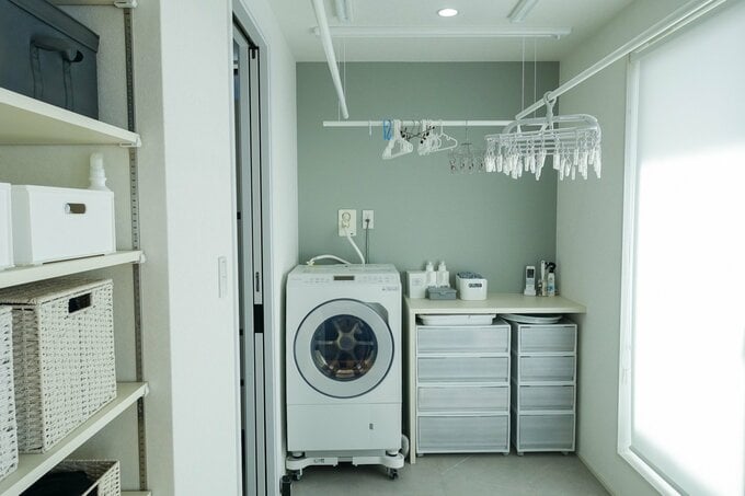 筆者の家のランドリールーム