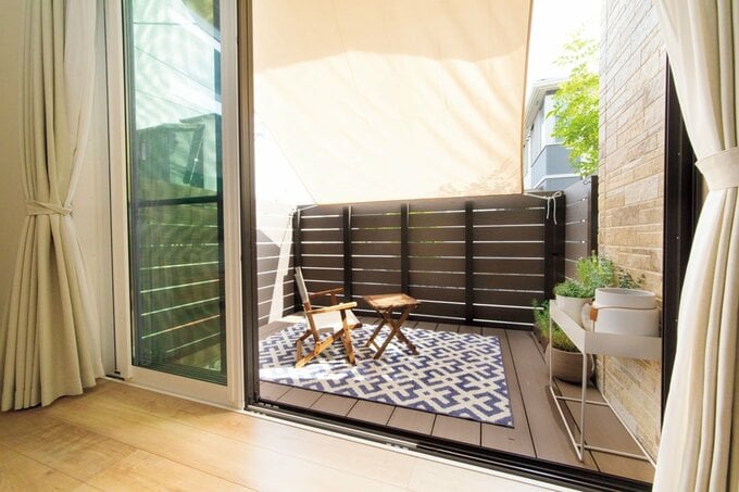 ウッドデッキリビング