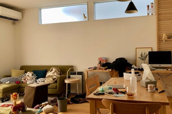 ものがあふれた家