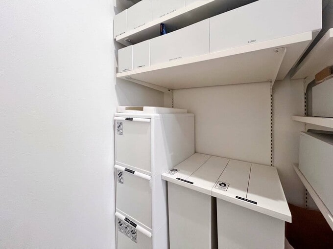 パントリーのゴミ箱