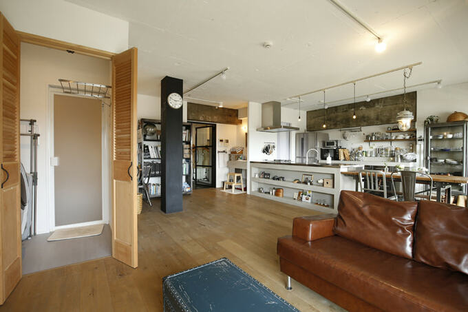 LDKからバスルームへ