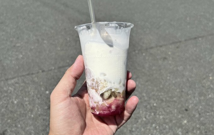 ハロハロ食べ終わり