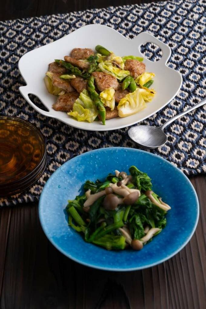 おかず2品が20分以内でできる