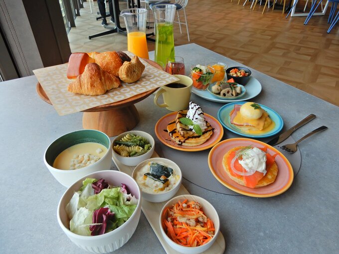 朝食ビュッフェ