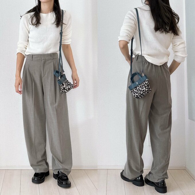 ローファーパンツ合わせ